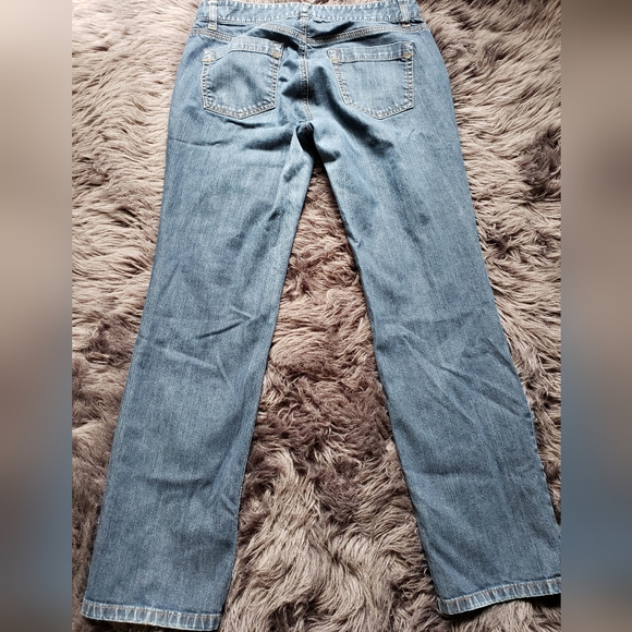 Ann Taylor Petites Low Rise Curvy Denim Jeans Size 8 - Picture 3 of 5